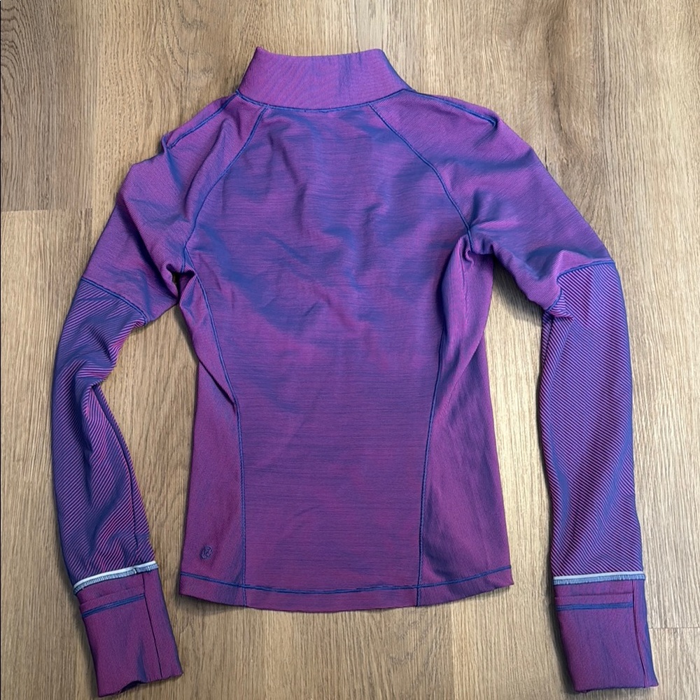 lululemon Purple 1/2 zip Jacket - Like New - Picture 5 of 5